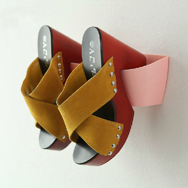 Creative Hanging Shoe Rack Wall Hang Save Space Shoes Holder