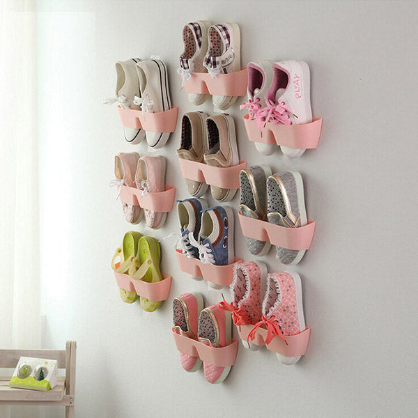 Creative Hanging Shoe Rack Wall Hang Save Space Shoes Holder