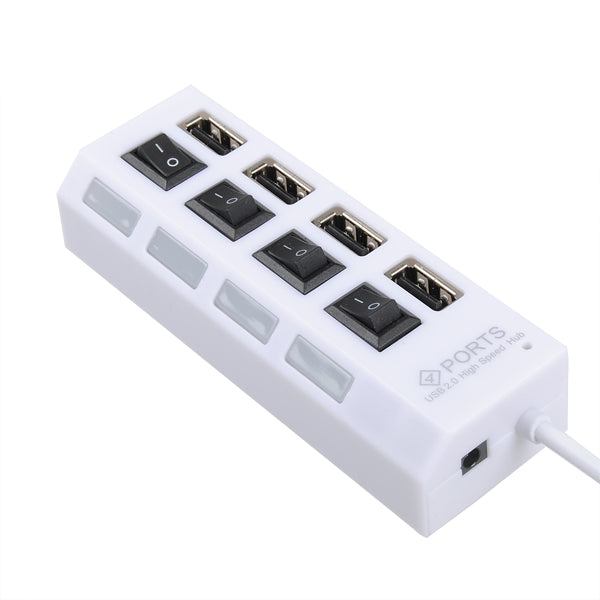 Real 2.0 with Four Independent Switch Usb Hub Platooninsert Hub Line