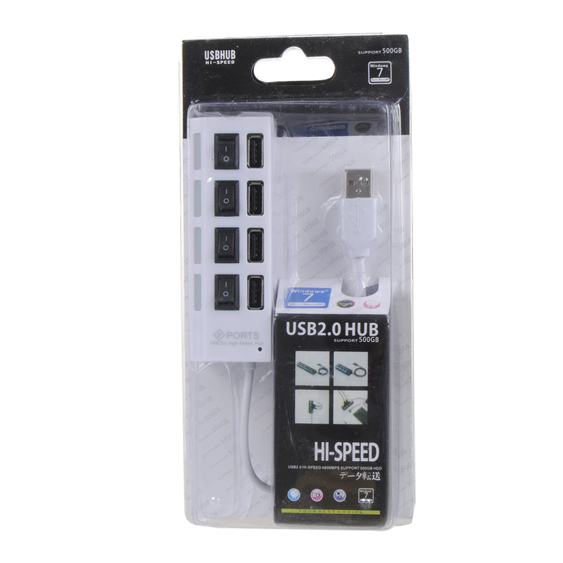 Real 2.0 with Four Independent Switch Usb Hub Platooninsert Hub Line
