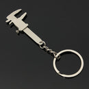 Simulation Slide Ruler Vernier Caliper Model Keyring Key Chain