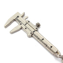 Simulation Slide Ruler Vernier Caliper Model Keyring Key Chain