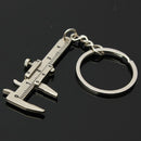 Simulation Slide Ruler Vernier Caliper Model Keyring Key Chain