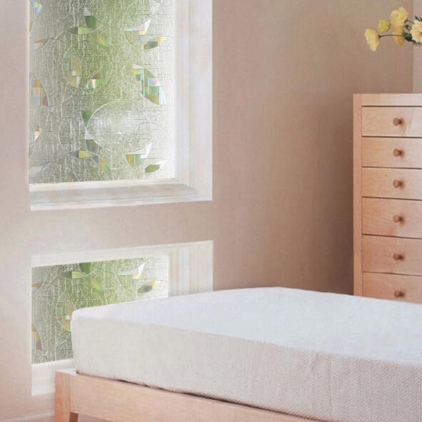 3D UV Absorber Frosted Bathroom Kitchen Window Stickers