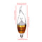 E12 3W AC85-265V White/Warm White Golden Cover LED Candle Light Bulb