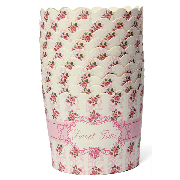 50Pcs Greaseproof Muffin Cup Cake Cups Paper Baking Liners Kitchen Accessories