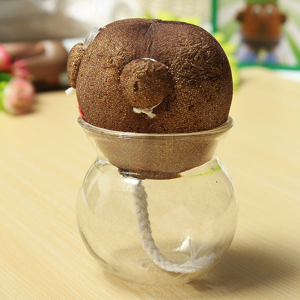 Mini DIY Magic Grass Plant Pot Grass Head Doll Indoor Potted Plant