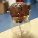 Mini DIY Magic Grass Plant Pot Grass Head Doll Indoor Potted Plant