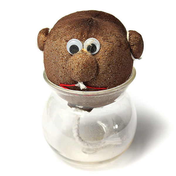 Mini DIY Magic Grass Plant Pot Grass Head Doll Indoor Potted Plant