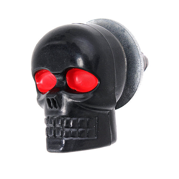 2 Pcs Skull License Plate Screw Bolt
