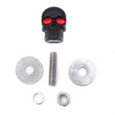 2 Pcs Skull License Plate Screw Bolt