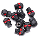 2 Pcs Skull License Plate Screw Bolt