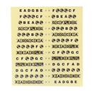 1pc Guitar Fretboard Note Sticker Musical Scale Label Beginner Decal