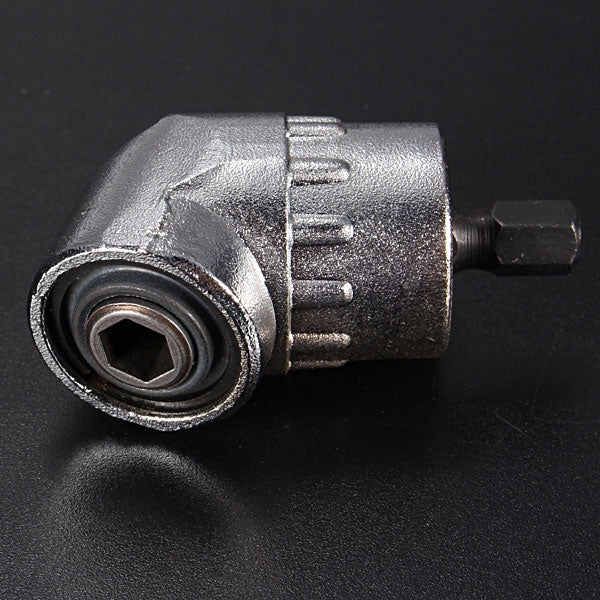 105 Angle 6mm Silver Six Hex Drill Bit Screwdriver Socket Holder