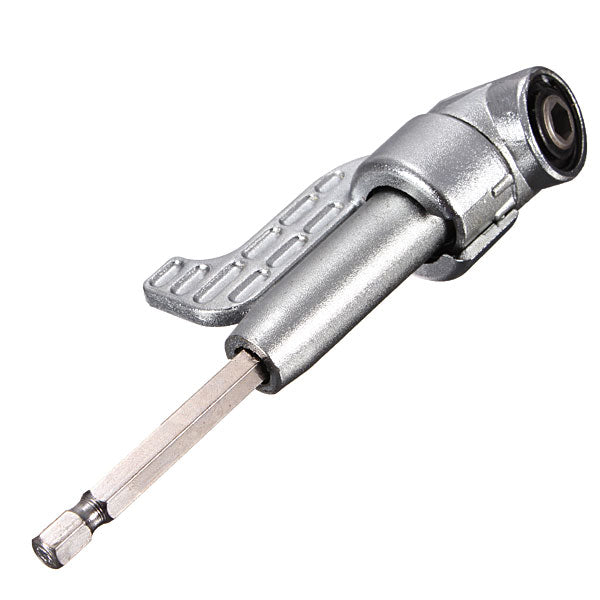 45 Degree Offset Screwdriver Attachment Bit Holder Portable Metal Tool