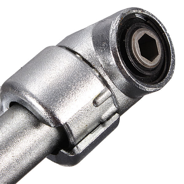 45 Degree Offset Screwdriver Attachment Bit Holder Portable Metal Tool