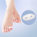 2Pcs Soft Silicone Gel Toe Separators Straightener Bunion Protector