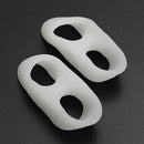 2Pcs Soft Silicone Gel Toe Separators Straightener Bunion Protector