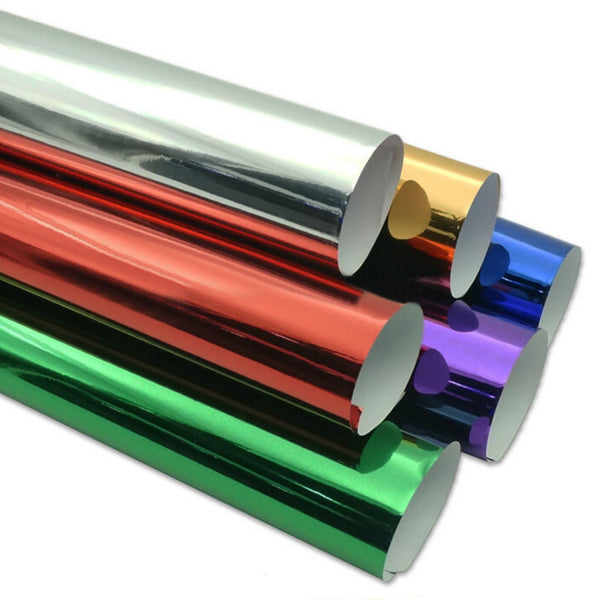 1.52mx33cm Electroplate PVC Car Wrap Mirror Protective Film Reflective Sticker