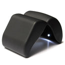 Luxury Black PU Leather LED Lighted Ring Box Jewelry Wedding Gift Case