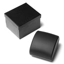 Luxury Black PU Leather LED Lighted Ring Box Jewelry Wedding Gift Case