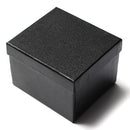 Luxury Black PU Leather LED Lighted Ring Box Jewelry Wedding Gift Case