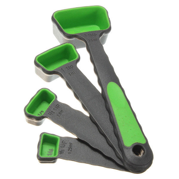 8pcs Silicone Colorful Collapsible Measuring Cups Spoons Kitchen Tool Cream Cooking Gadget