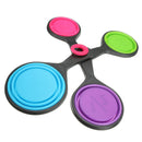 8pcs Silicone Colorful Collapsible Measuring Cups Spoons Kitchen Tool Cream Cooking Gadget