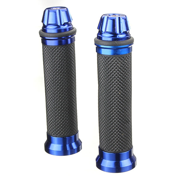 CNC 22mm Aluminum Motorcycle Dirt Bike Hand Grips Handlebar Rubber