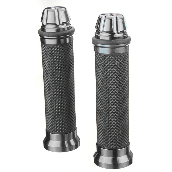 CNC 22mm Aluminum Motorcycle Dirt Bike Hand Grips Handlebar Rubber