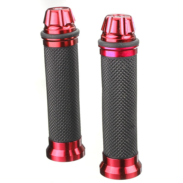 CNC 22mm Aluminum Motorcycle Dirt Bike Hand Grips Handlebar Rubber