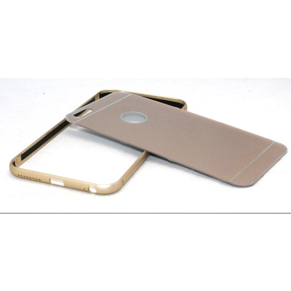 Hippocampus Buckle Metal Frame Back Case For iPhone 6 Plus & 6s Plus