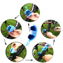 Motorcycle Bike Chain Machine Scrubber Brushes Wash Cleaner Toolkits