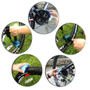 Motorcycle Bike Chain Machine Scrubber Brushes Wash Cleaner Toolkits