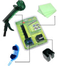 Motorcycle Bike Chain Machine Scrubber Brushes Wash Cleaner Toolkits