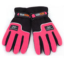 Female Fleece Outdoor Ski Gloves Warm Windproof