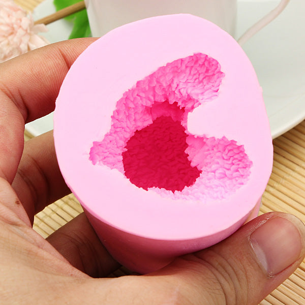 3D Cute Little Bear Silicone Mold Fondant Chocolate Soap Mould Creative Baking Tools