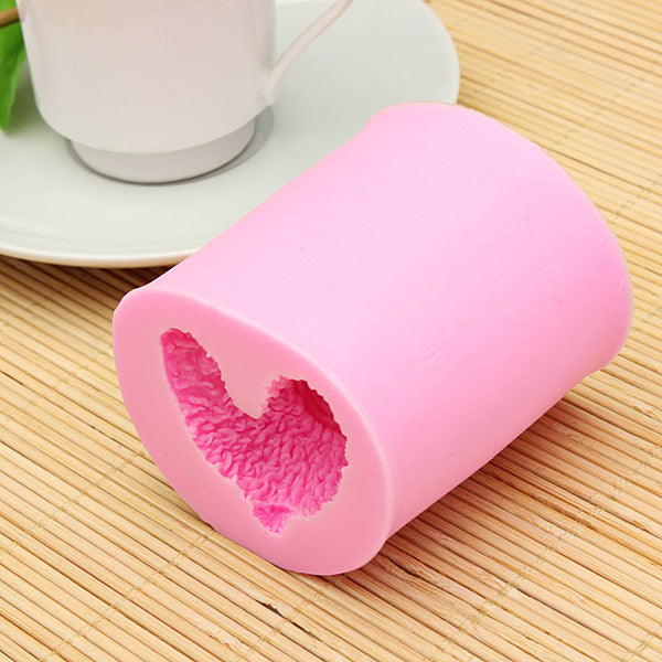 3D Cute Little Bear Silicone Mold Fondant Chocolate Soap Mould Creative Baking Tools