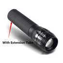 Q5 240Lumens 3Modes Outdooors Bicycle LED Flashlight+ Mount For 18650/AAA