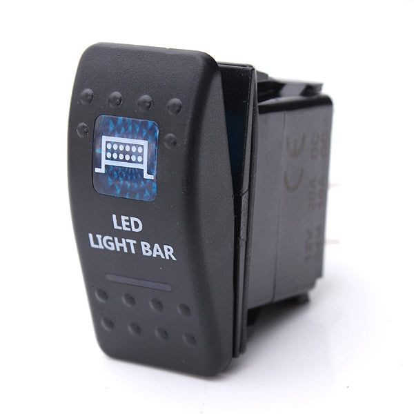 Carling Waterproof LED Indicator Light Rocker SPST ON-OFF Switch