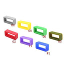 20mm PVC Watch Strap Retaining Hoop Loop Rubber Retainer Buckle Holder