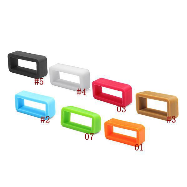 20mm PVC Watch Strap Retaining Hoop Loop Rubber Retainer Buckle Holder