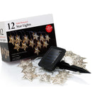 3.6m 12 LED Solar Powered Stars String Fairy Lights Christmas Decor