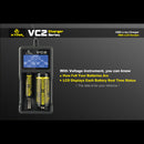 XTAR VC2 Charger With LCD Screen Display For 18650 26650 Battery