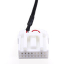 3.5mm Mini Jack AUX Audio MP3 Player Input Cable Adapter For Mazda