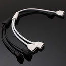 4 Pin 1 to 2 Flexible LED Connector Cable Splitter For RGB Strip Light