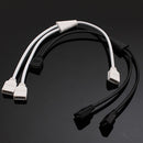 4 Pin 1 to 2 Flexible LED Connector Cable Splitter For RGB Strip Light