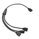4 Pin 1 to 3 Flexible LED Connector Cable Splitter For RGB Strip Light