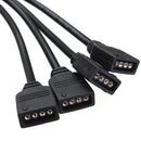 4 Pin 1 to 4 Flexible LED Connector Cable Splitter For RGB Strip Light