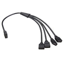 4 Pin 1 to 4 Flexible LED Connector Cable Splitter For RGB Strip Light